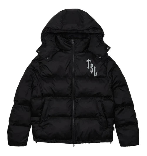 Trapstar Shooters Hooded Puffer Jacket - Black