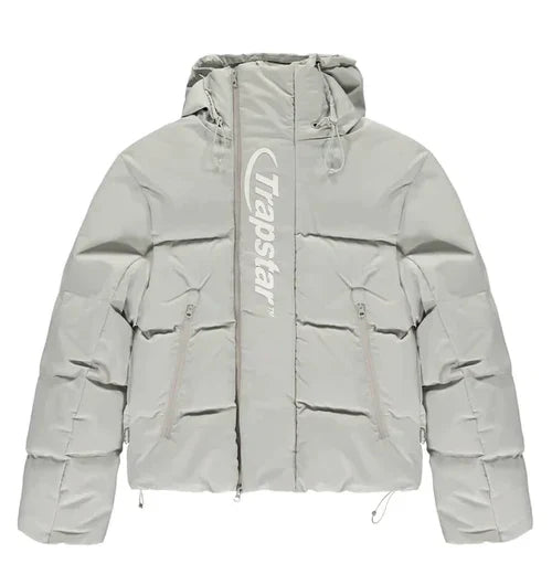 Trapstar Hyperdrive Technical Puffer Jacket - Light Grey