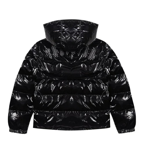 Trapstar Irongate Detachable Hooded Puffer Jacket - Shiny Black